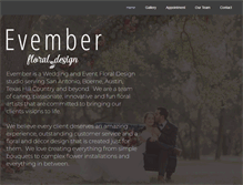 Tablet Screenshot of evember.com
